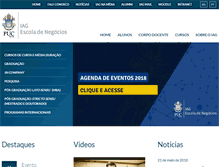 Tablet Screenshot of iag.puc-rio.br