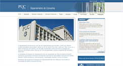Desktop Screenshot of econ.puc-rio.br