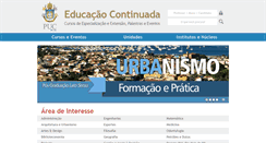 Desktop Screenshot of cce.puc-rio.br