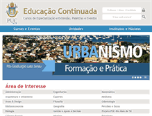 Tablet Screenshot of cce.puc-rio.br