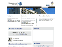 Tablet Screenshot of mat.puc-rio.br