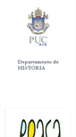 Mobile Screenshot of his.puc-rio.br
