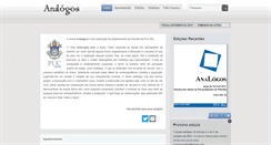 Desktop Screenshot of analogos.fil.puc-rio.br